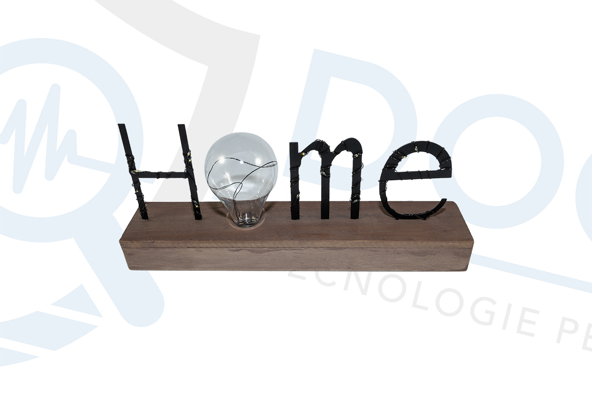 Registratore audio VOX occultato in scritta home con 25 ore di autonomia in continuato DES.25