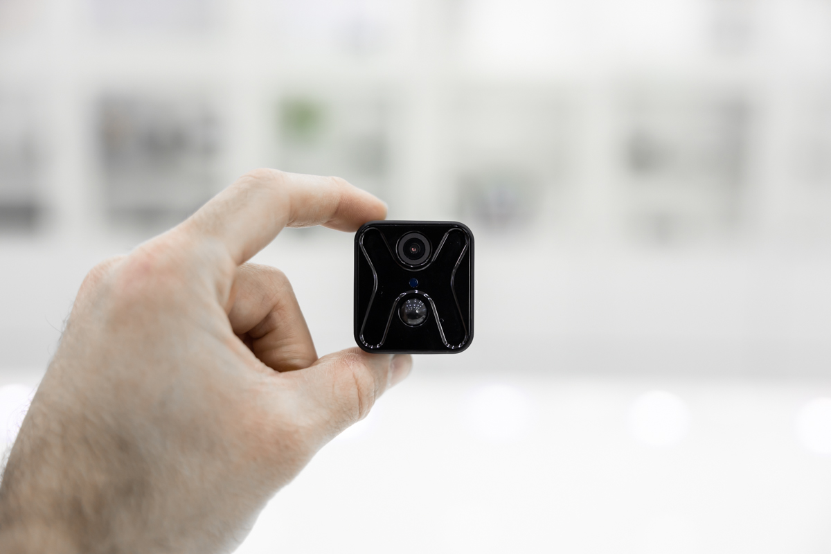 Mini telecamera wifi full HD 160° con sensore di calore CAM.W.48