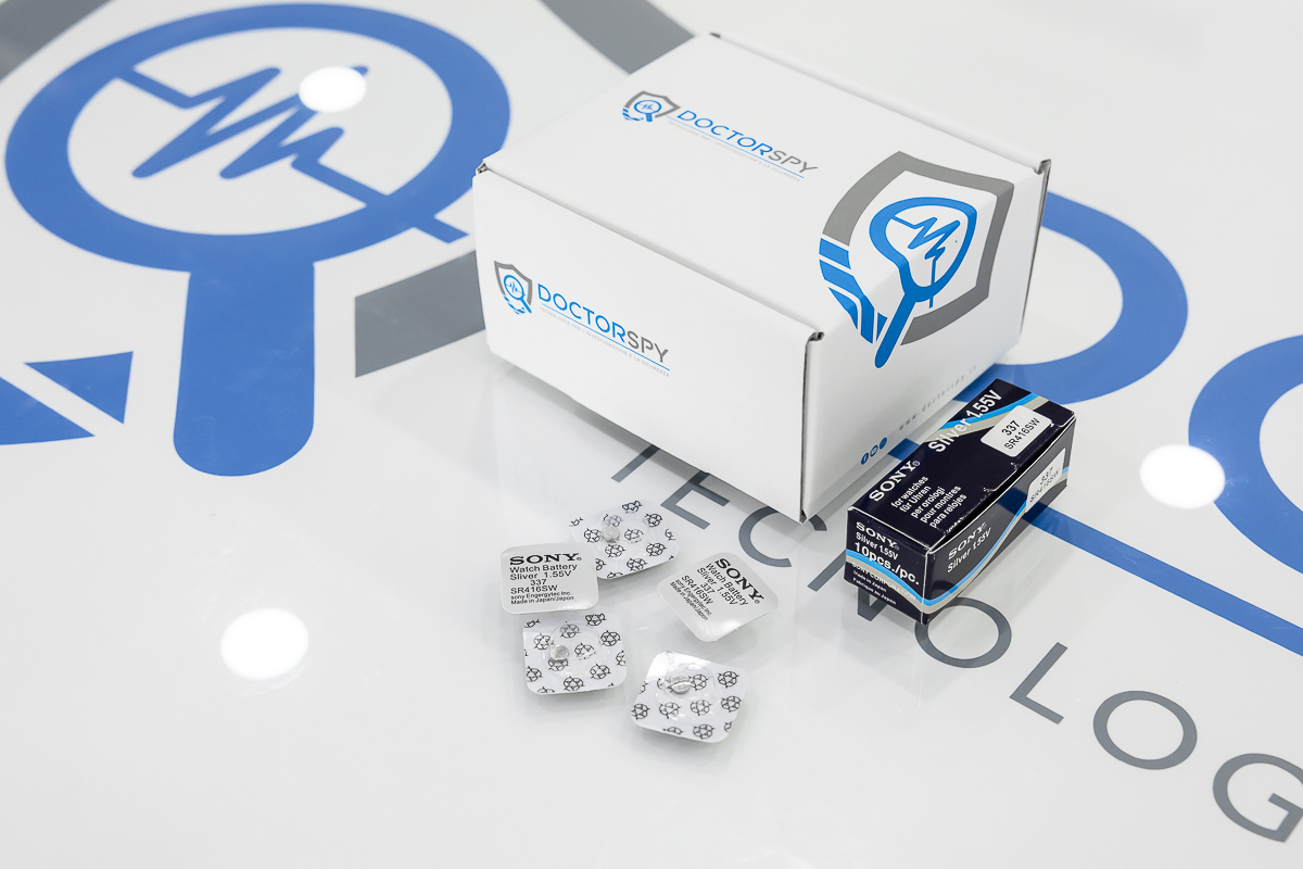 Kit batterie per micro auricolare con confezione DoctorSpy AURIC.B