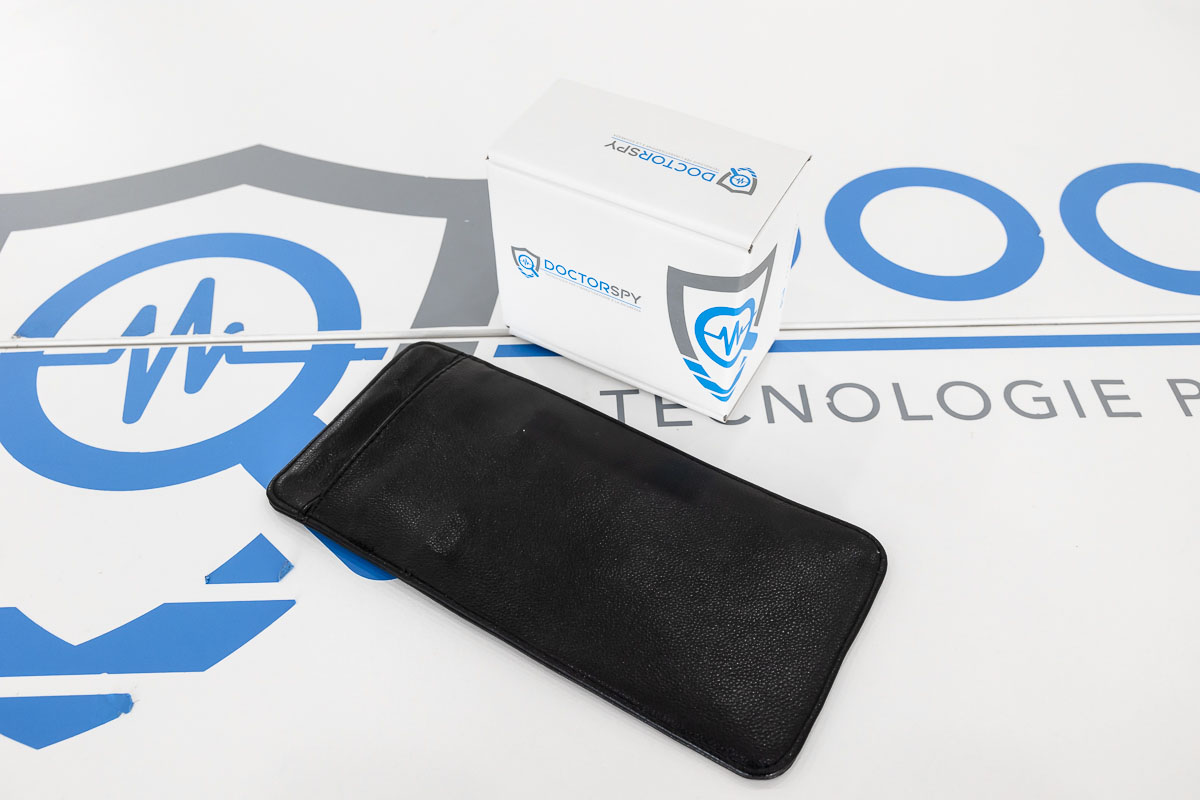 Custodia anti intercettazione per cellulare in vera pelle CAI.06