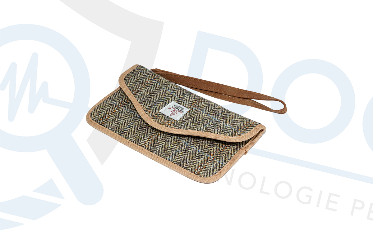 Custodia anti intercettazione per cellulari in lana di tweed CAI.05