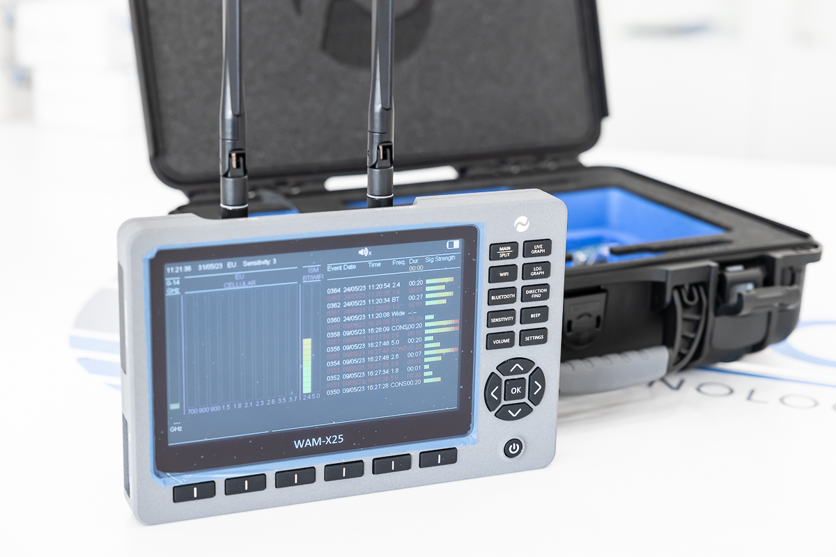 WAM-X25 JJN Digital Rilevatore 0-14 GHz Mobile Fino a 5G 2.4 GHz / 5 GHz Wifi Bluetooth RIL.31