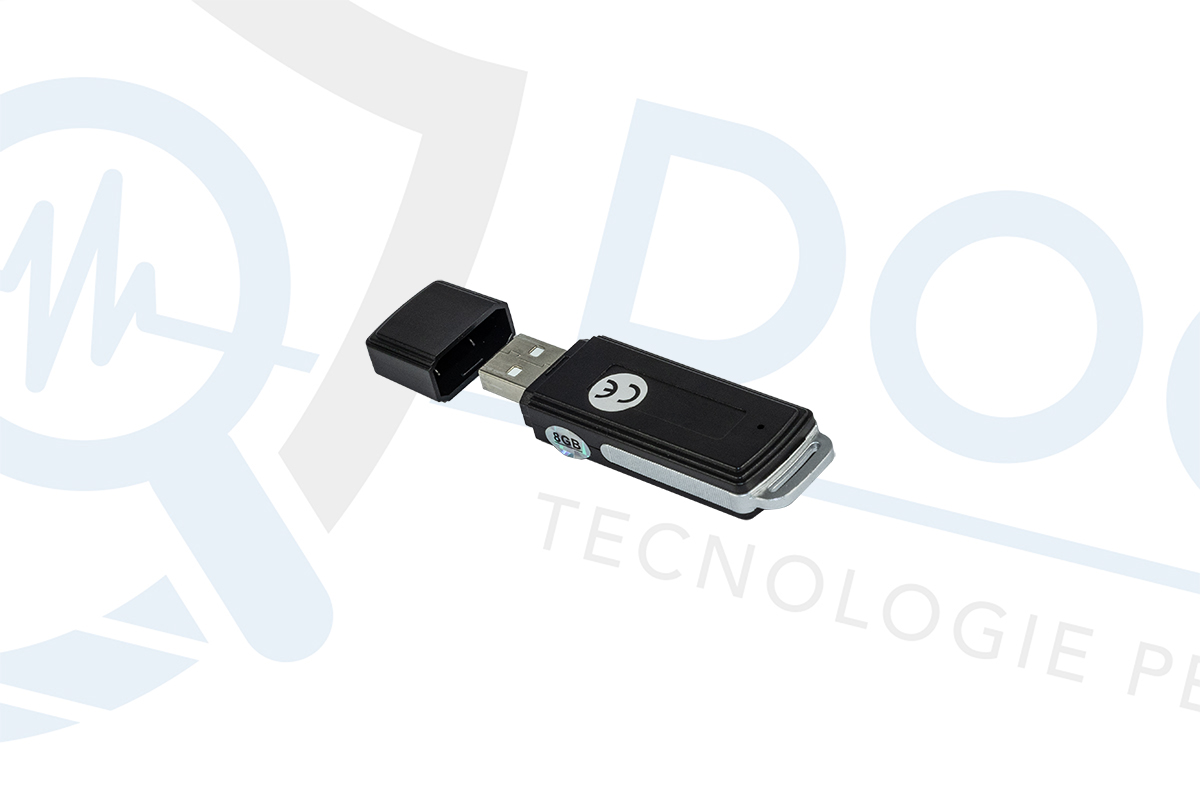 Micro Registratore in Chiavetta USB Memoria 8 GB 15 Ore di Autonomia