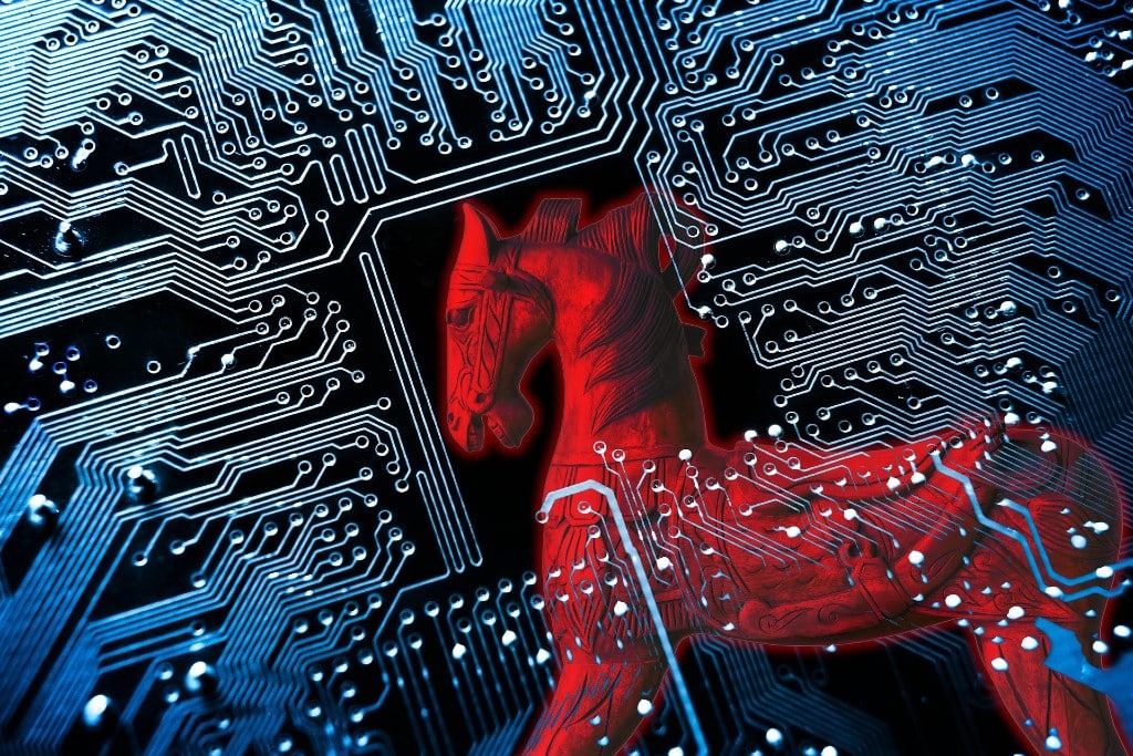 Un trojan virus o malware trojan horse o captatore informatico