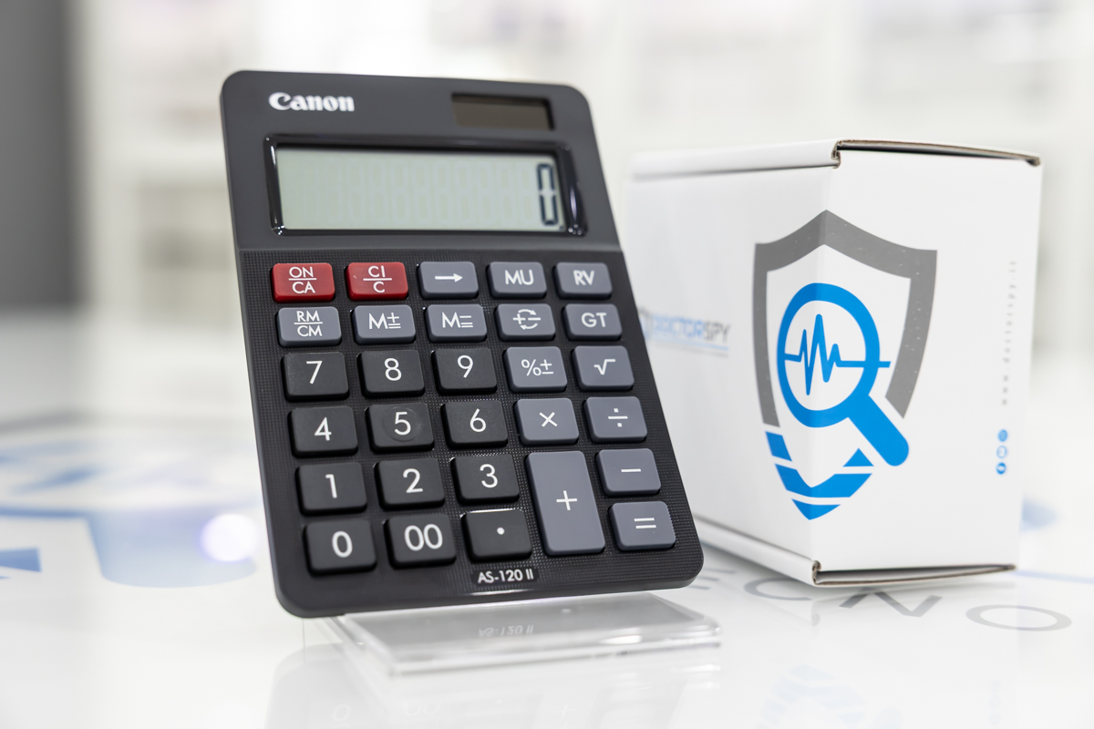 Registratore ambientale spia VOX in calcolatrice Canon con memoria da 8 GB, attivazione vocale, 75 giorni di autonomia in stand-by REC.V.12