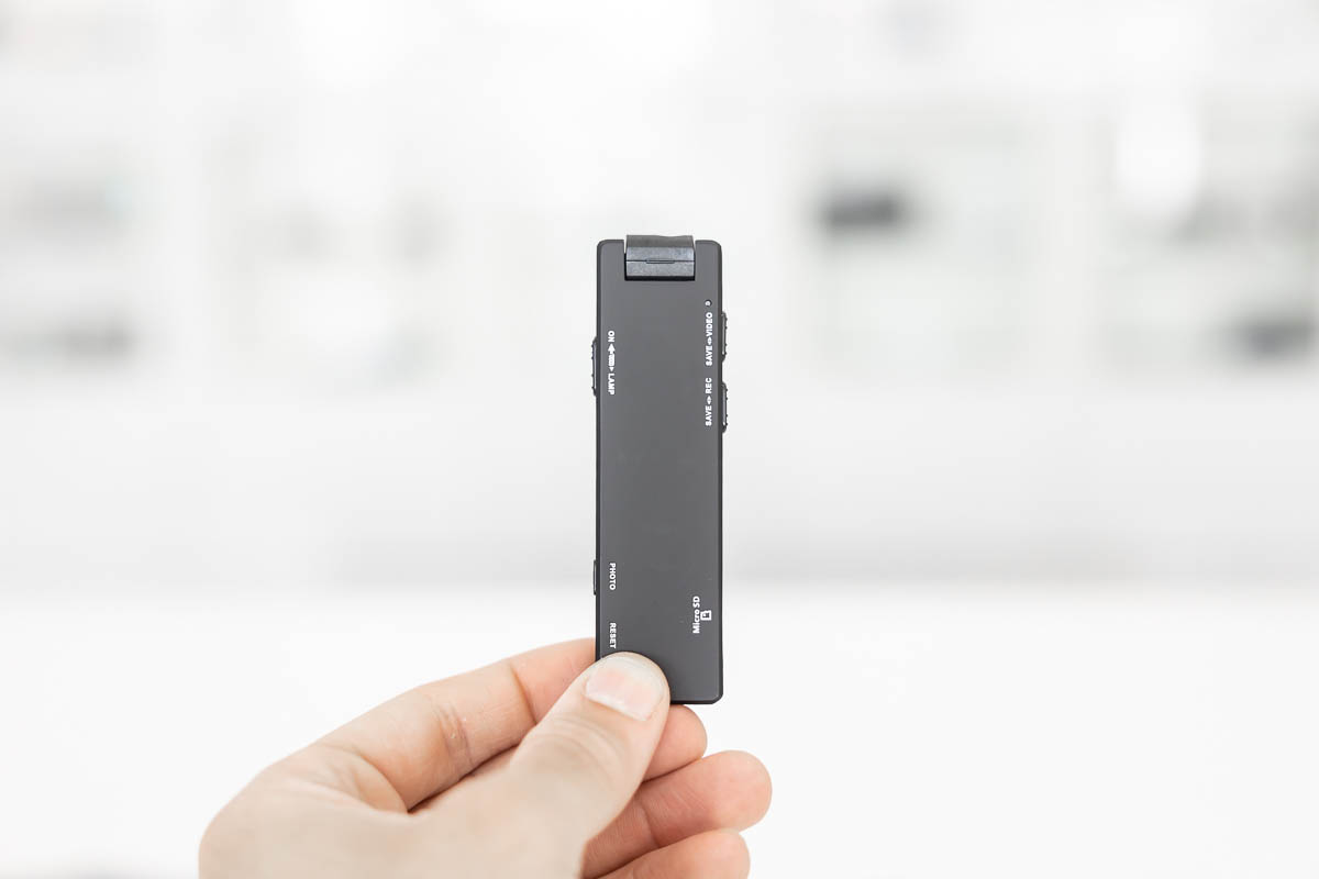 Microcamera con DVR ottica full HD 1080p testina rotante 90° CAM.75