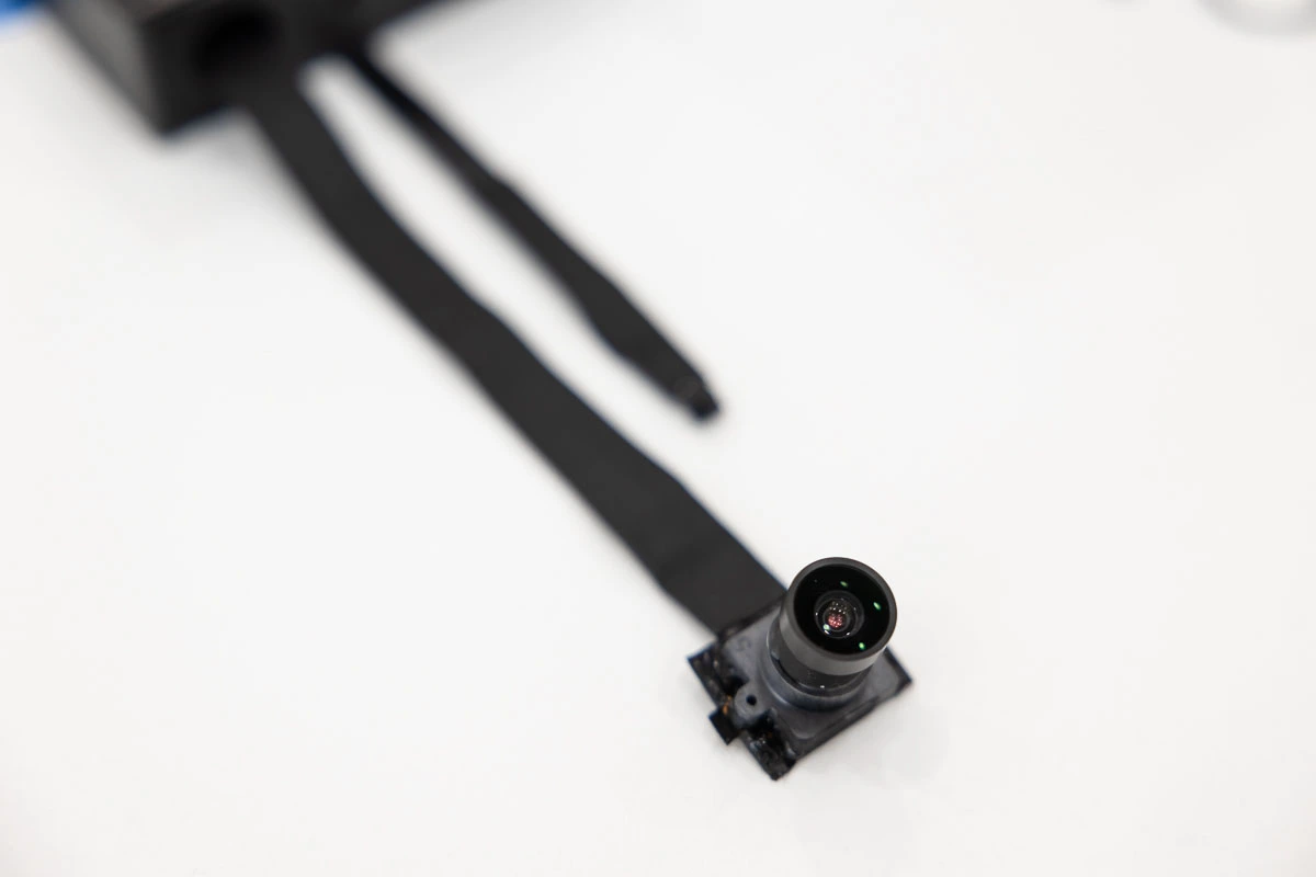 Una microcamera Doctorspy con ottica grandangolare
