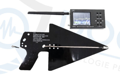 Analizzatore di spettro portatile 6 GHz con generatore di segnale + antenna log periodica per 3G, 4G, LTE, CDMA, DCS, GSM, GPRS, GLONASS RIL.30