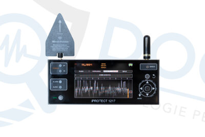 Rilevatore RF analogico e digitale 5G iProtect 1217 di Digiscan-labs, con rilevazione di 26 bande fino a 6 GHz, RIL.41