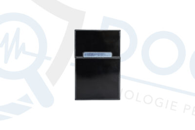 Registratore audio con attivazione vocale (VOX) e memoria integrata da 16 GB occultato in portasigarette di plastica nero DES.06