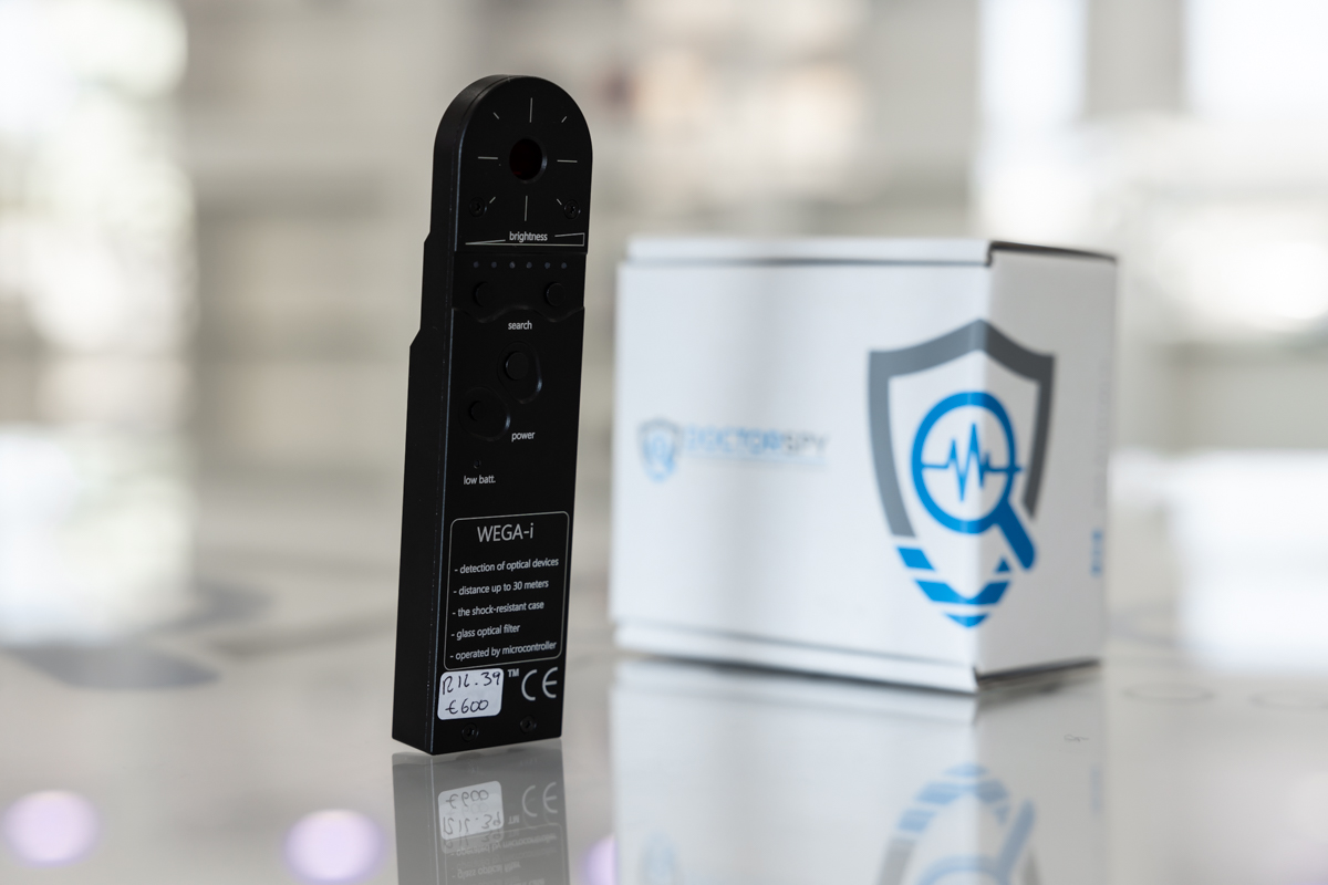 Rilevatore di micro telecamere WEGA-i Digiscan-labs con rilevamento ottico, portata di 10 metri, RIL.39