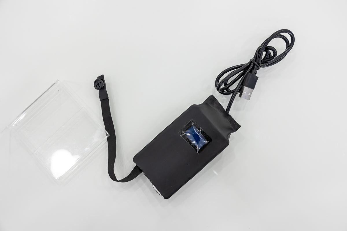 Kit micro auricolare con microfamera wifi per lettura testi e router 4G KIT.AURIC.04