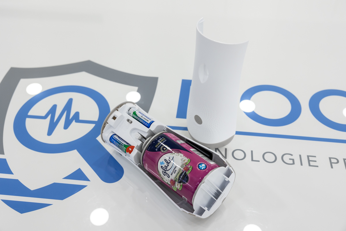 Registratore audio con attivazione vocale da 16 GB di memoria occultato in profumatore per ambiente funzionante DES.20