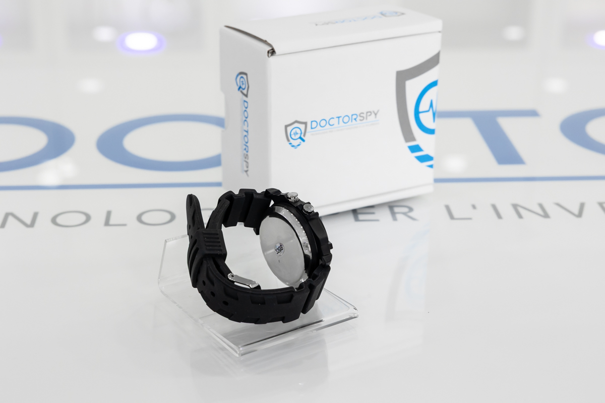 Orologio con microcamera nascosta, memoria integrata, funzione di scatto fotografico e registrazione audio CAM.15