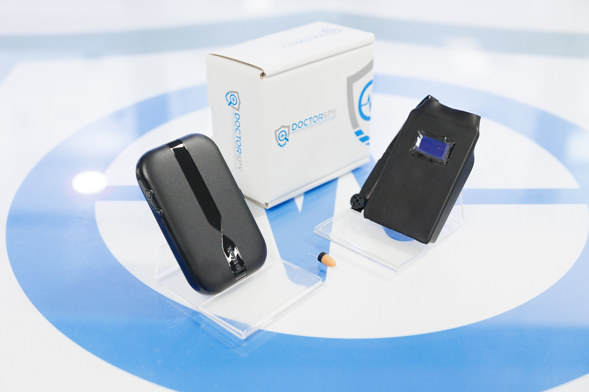 Kit Micro Auricolare GSM con Microcamera a Bottone per Lettura Testi e Router - immagine 4